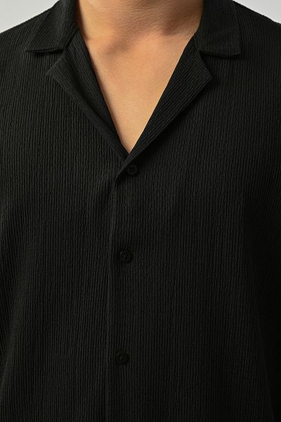 İLKCET MODA Ανδρικό πουκάμισο - Oversize Άνετο Ύφασμα