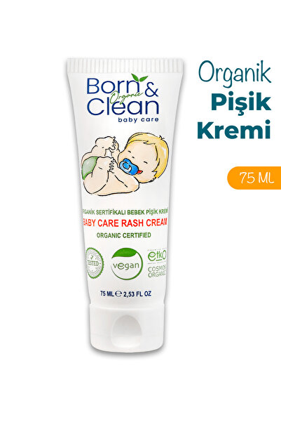 Born and Clean Baby Care Organik Pişik Kremi 75ml - Sarı Kantaron Özlü