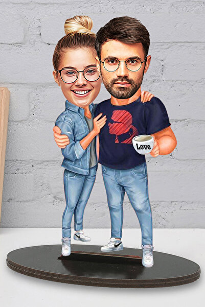 Fotomcity Kişiye Özel Fotoğraflı Sevgililer Günü En Romantik Çift Tasarımlı K...