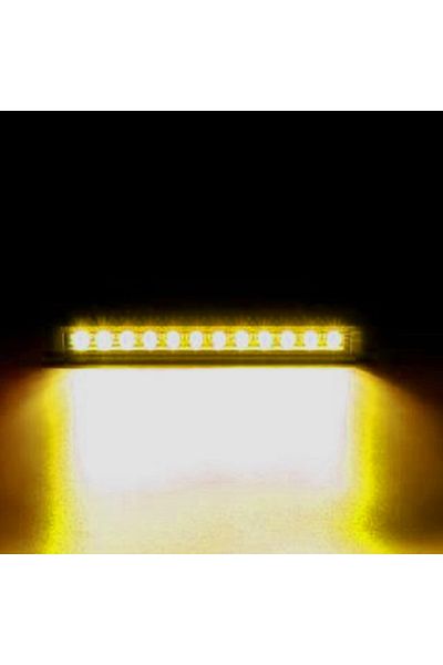 Cata 12W 30cm Daylight Light Gold Wallwasher Ct-4695