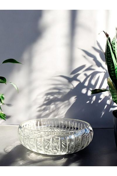 Paşabahçe Sapphire Bowl - Decor Cutting Hand Work