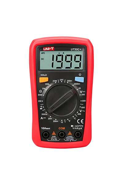 Unit Ut 33C Plus Digital Multimeter Measuring Instrument 600V