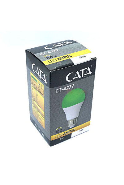 Cata Ct-4277 9w Led Ampul Yeşil E27