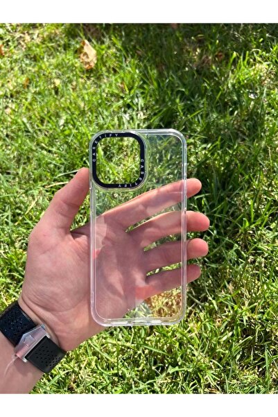 Miscase İphone 14 Pro Max Casetify Şeffaf Silikon Telefon Kılıfı