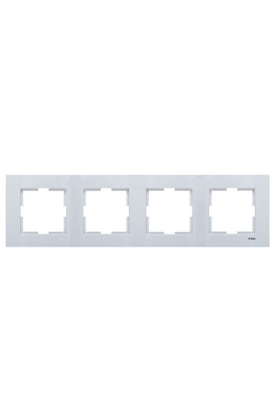 VİKO Viko92190604 Novella Silver Quadruple Frame