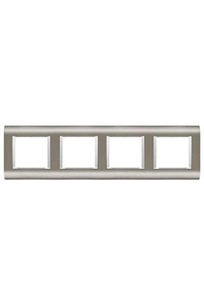 VİKO Viko Panasonic Thea Sistema Inox Metallic White 4x2m Frame