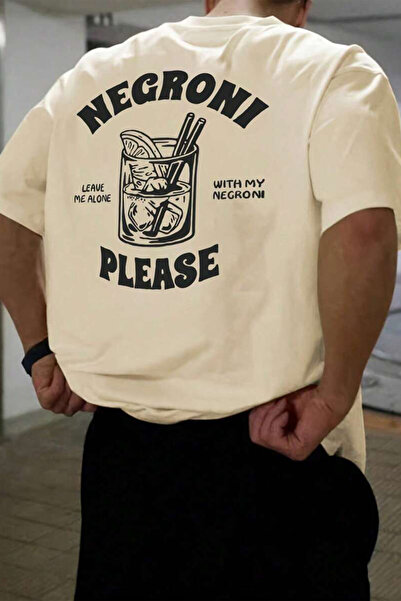 cc collection Negroni Back Printed Oversize T-Shirt