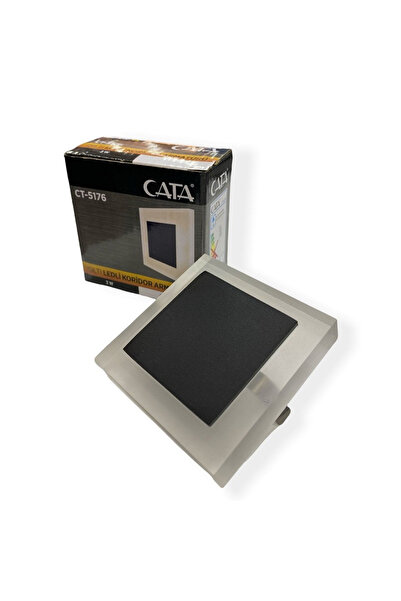 Cata Ct-5176 3w Koridor Led Armatür 6400k Cam Beyaz
