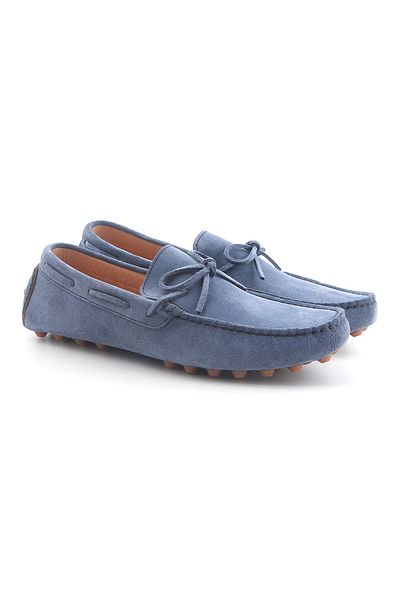 John May Men's Oxford (Classic) Tz-13401 John May Denim Suede