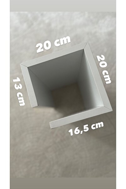 CarpenterFox Beyaz Uçan Komodin Raf