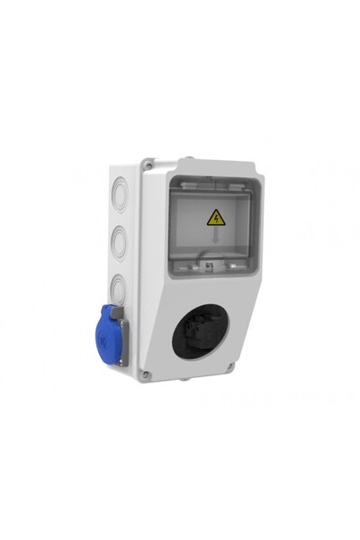 Bemis Ip44 1 Adet Ön Delikli 2 Adet Yan 2/16a 220v Prizli V5 Kombinasyon Kutu...