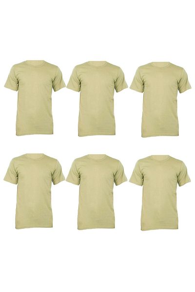 Wolftrap Tactical Στρατιωτικό εσώρουχο 6 τεμαχίων Χακί, κοντομάνικο στρατιωτικό εσώρουχο για αρχάριους και ενοχλημένους στρατιώτες