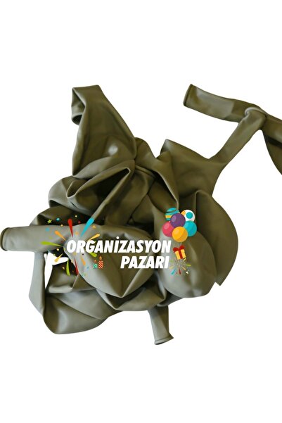 Organizasyon Pazarı 12 inch Stone Color 10 Pieces Retro Decoration Balloon