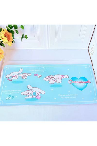 synshop Cinnamoroll Kawaii Kuromi Подложка за мишка за десктоп, клавиатура, голяма подложка за мишка, офис, игри, момиче