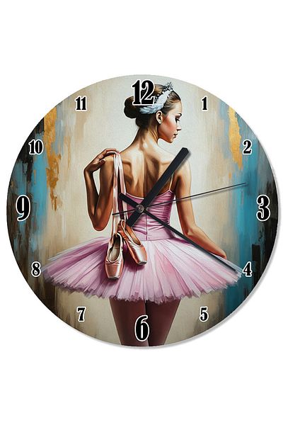 Tablomega Ballerina Elegance Design Wall Clock