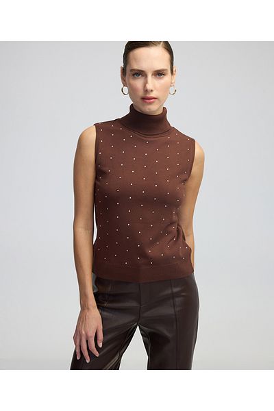 İpekyol Turtleneck Knitwear with Hotfix Print