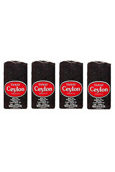 Tanay Ceylon Ithal Yaprak Seylan Çayı Kaçak Çay 4 adet 500 gr