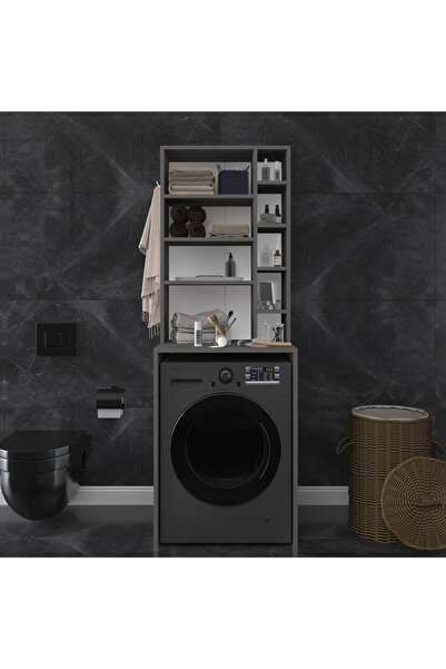 asratrend Asra Trend MDF Çamaşır Makinesi Üstü Banyo Dolabı - Depolama, Açık ...