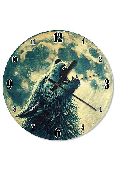 Tablomega Strong Wolf Special Design Wall Clock