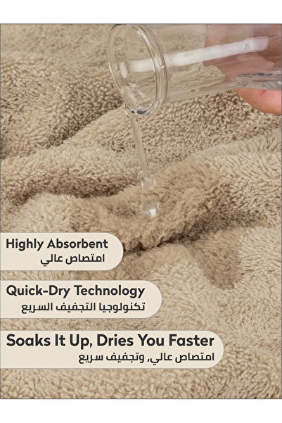 Donetella 2 - Pcs Premium Bath Towels (70x140cm) 600 GSM 100% Combed Cotton