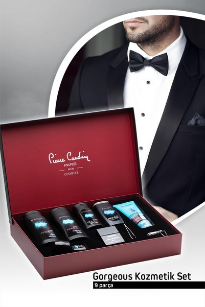 Pierre Cardin Gorgeous Erkek Kozmetik Çeyiz Seti 9'Lu