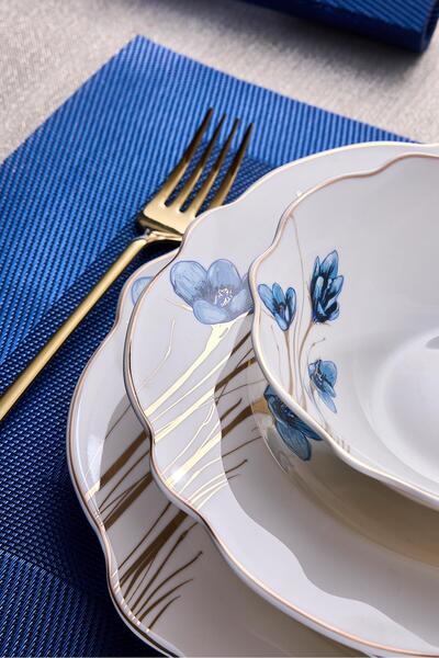 Perotti Porselen Donato Bone 24 Parça 6 Kişilik Yemek Takımı