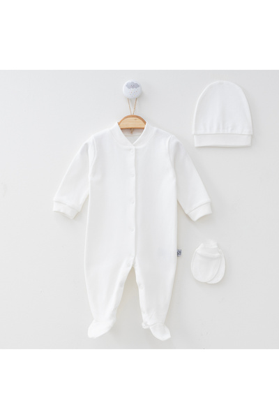 Minimus Newborn Baby Girl-Boy Jumpsuit Hospital Release Special Day Suit Mevlüt Babyshower Wedding Engagement Gift