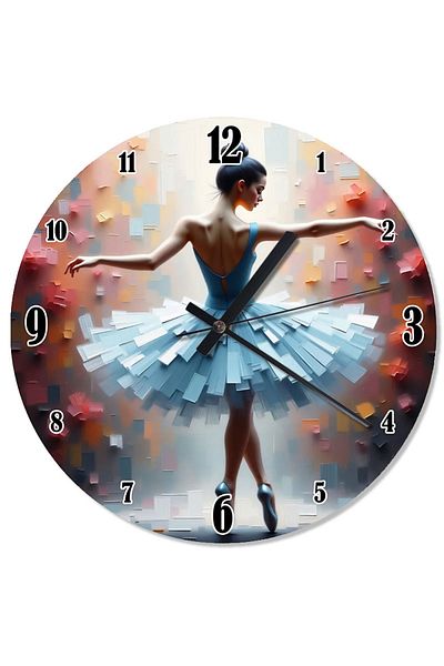 Tablomega Ballerina Elegant Pose Special Design Wall Clock