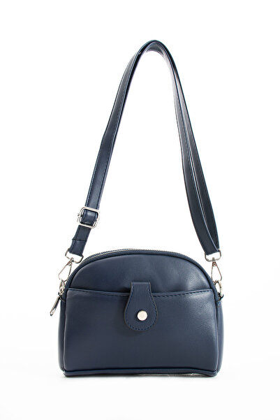 Morpelikan Geantă de umăr K albastră pentru femei, din piele artificială, reglabilă, cu bretea crossbody compartimente, cu cataramă magnetică