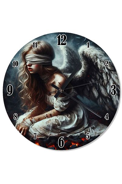 Tablomega Angel Woman Design Wall Clock