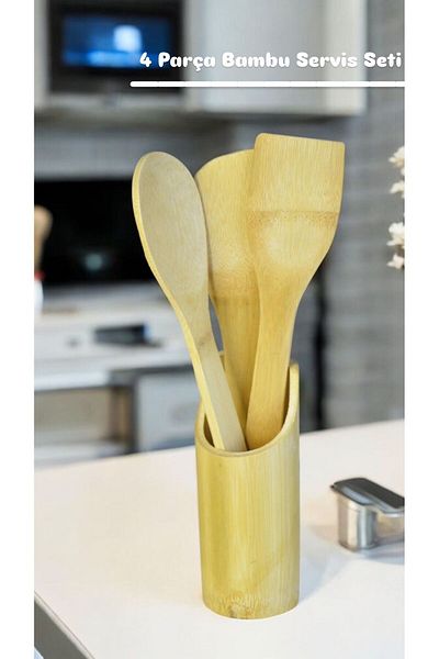 Bayev 700624   Model Bamboo Net 4-Piece Service Set