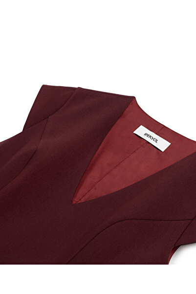 İpekyol Kemerli V yaka elbise