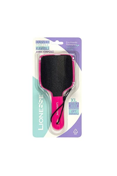 Lionesse Kavisli Ayak Törpüsü 472 – Çift Taraflı, Ergonomik Sap, Pürüzsüz Topuk Bakımı