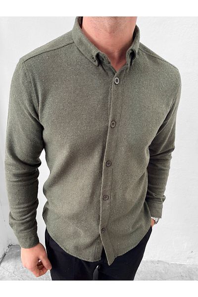King Brothers Slim Fit Ξυλοκόπος Ανδρικό Πουκάμισο Μεγάλο Καρό Καρό Κίτρινο Λευκό
