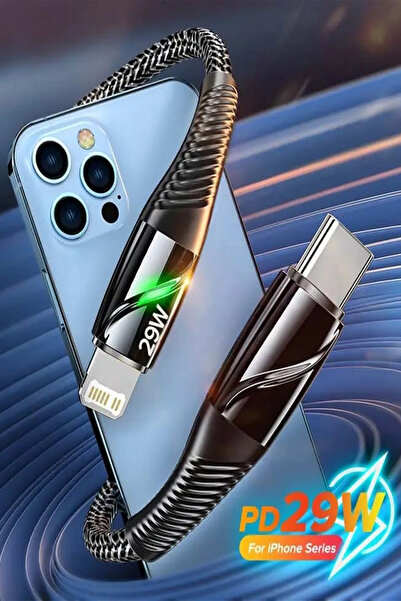 JUDAS C25 Type-C To Lightning 5A/29W Şarj ve Data Kablosu -3mt