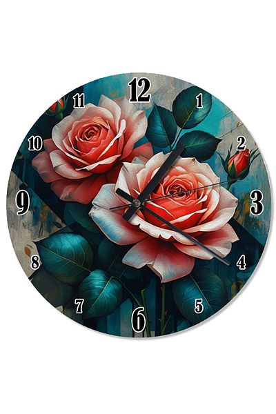 Tablomega Honorable Dance of Roses Analog Wall Clock