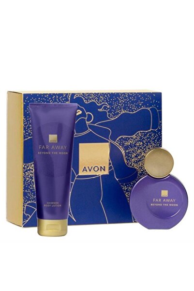 AVON Far Away Beyond The Moon 50 ml Kadın Parfümü Ve Body Lotion Set