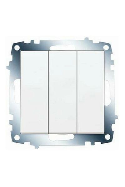 VİKO Viko 9096 7068 Karre/Meridian White Triple Key