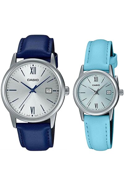 Casio Mtp-Ltp- V002L-2B3Udf Couple Wrist Watch (Women'S-Men's)