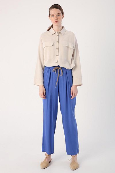 ALLDAY Pantaloni largi cu talie elastică
