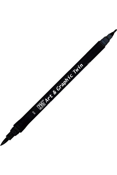 Zig Art & Graphic Twin Marker Drawing Pen 59 Hookers Green