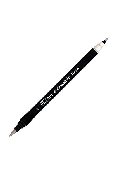 Zig Art & Graphic Twin Marker Drawing Pen 800 Cool Gray 1