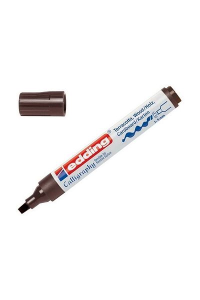 Edding E-1455 Dark Brown Calligraphy Pen