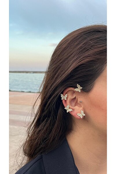 bersolie Kelebek Küpe