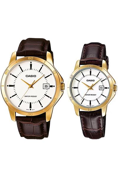 Casio Mtp-Ltp- V004Gl-7Audf Couple Wrist Watch - Women & Men