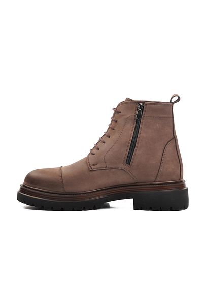 AYAKMOD Ανδρικές μπότες από γνήσιο δέρμα Mink Nubuck - Br-45002 M