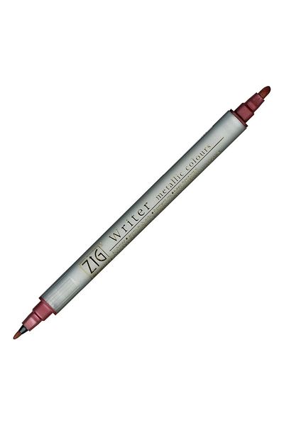 Zig Metallic Ms-8000 126 Red Double Sided Invitation Pen