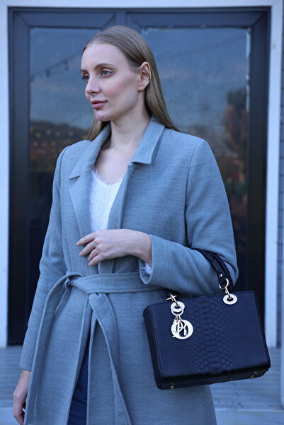 fubileather حقيبة كتف نسائية من جلد الثعبان الأصلي من ماتسو