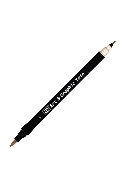 Zig Art & Graphic Twin Marker Drawing Pen 805 Gray Tint