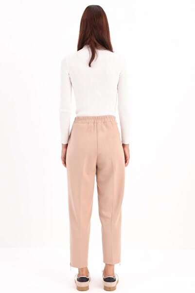 ALLDAY Mink-Leg Zippered Trousers